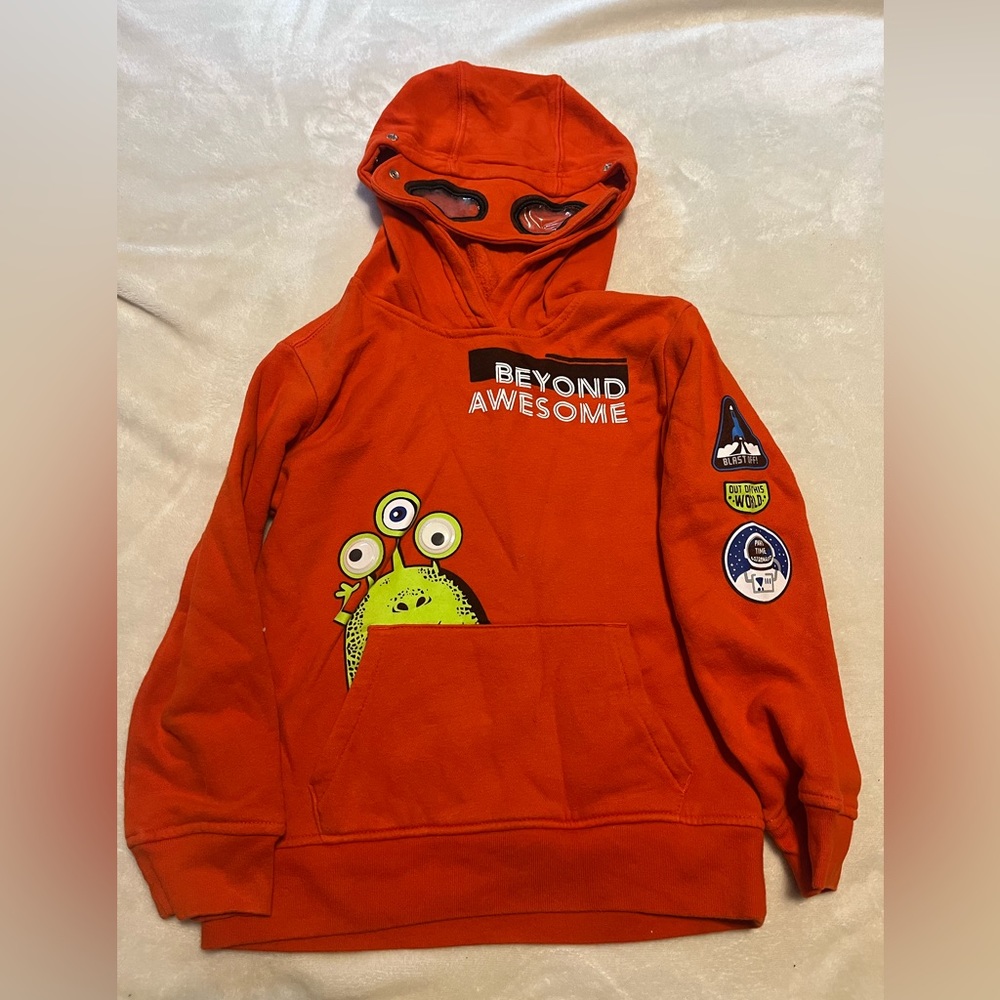 Kids hoodie with mask. Size 6